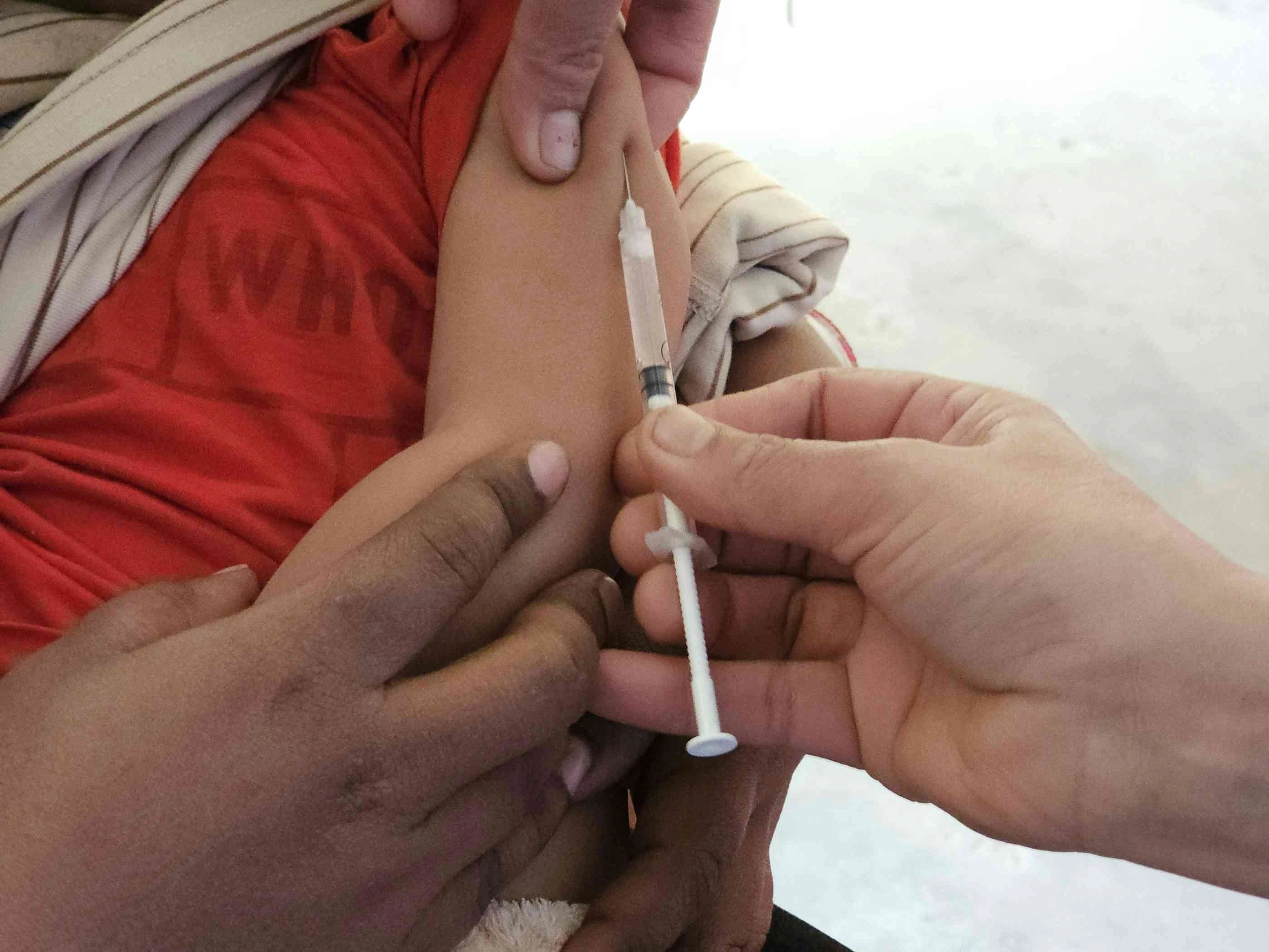 baby vaccination in hospital India